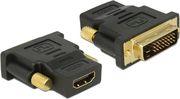 65466 ADAPTER DVI 24+1 PIN MALE > HDMI FEMALE - BIDIRECTIONAL DELOCK