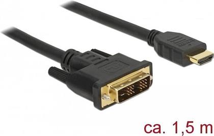 85583 VIDEO CABLE ADAPTER 1.5 M DVI-D HDMI TYPE A (STANDARD) BLACK DELOCK