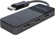 87737 DISPLAYPORT 1.4 SPLITTER 1 X DISPLAYPORT IN > 3 X DISPLAYPORT OUT DELOCK από το e-SHOP