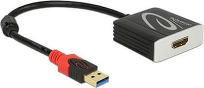 ΑΝΤΑΠΤΟΡΑΣ USB 3.0 ΣΕ HDMI 62736 20 CM ΜΑΥΡΟ DELOCK
