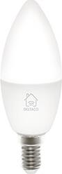 SH-LE14W SMART HOME ΛΑΜΠΑ LED E14 WIFI 5W 2700K-6500K DIMMABLE ΛΕΥΚΗ DELTACO
