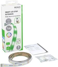 ΤΑΙΝΙΑ LED SH-LSEX1M 1M - ΡΥΘΜΙΖΟΜΕΝΟ ΛΕΥΚΟ/RGB DELTACO από το PUBLIC