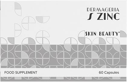 S ZINC SKIN BEAUTY ΣΥΜΠΛΗΡΩΜΑ ΔΙΑΤΡΟΦΗΣ ΜΕ ΨΕΥΔΑΡΓΥΡΟ Ο ΟΠΟΙΟΣ ΣΥΜΒΑΛΛΕΙ ΣΤΗ ΔΙΑΤΗΡΗΣΗ ΤΗΣ ΦΥΣΙΟΛΟΓΙΚΗΣ ΚΑΤΑΣΤΑΣΗΣ ΤΩΝ ΜΑΛΛΙΩΝ, ΝΥΧΙΩΝ & ΤΟΥ ΔΕΡΜΑΤΟΣ 60CAPS DERMAGERIA