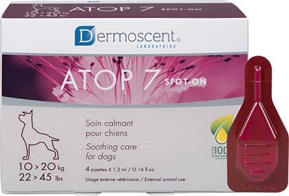 ΑΜΠΟΥΛΕΣ ATOP 7 SPOT ON 10-20 KG 4X1,2 ML DERMOSCENT από το PLUS4U