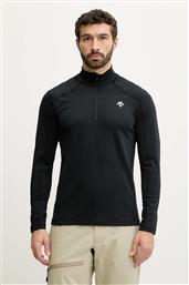 ΙΣΟΘΕΡΜΙΚΟ ΜΑΚΡΥΜΑΝΙΚΟ MENS T-NECK ΧΡΩΜΑ: ΜΑΥΡΟ, DW5FLT02MU DESCENTE