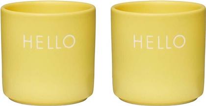 ΣΕΤ ΠΟΤΗΡΙΩΝ ΑΥΓΩΝ YELLO HELLO 2-PACK DESIGN LETTERS