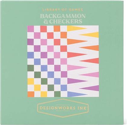 ΕΠΙΤΡΑΠΕΖΙΟ ΠΑΙΧΝΙΔΙ CHECKERS / BACKGAMMON DESIGNWORKS INK