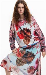 ΓΥΝΑΙΚΕΙΑ ΜΠΛΟΥΖΑ ΦΟΥΤΕΡ ΜΕ ΚΟΥΚΟΥΛΑ ΚΑΙ ALL-OVER PRINT OVERSIZED FIT - 24WWSK27 ΠΟΛΥΧΡΩΜΟ DESIGUAL