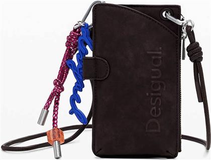 ΓΥΝΑΙΚΕΙΑ ΘΗΚΗ ΚΙΝΗΤΟΥ ΠΟΡΤΟΦΟΛΙ ''HALF LOGO MILTON'' - 25WAYP25 ΚΑΦΕ DESIGUAL