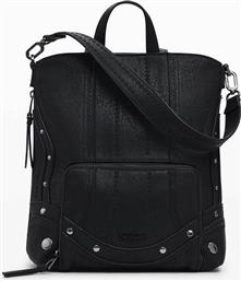 ΓΥΝΑΙΚΕΙΑ ΤΣΑΝΤΑ ΧΕΙΡΟΣ/BACKPACK ΜΕ FAUX ΔΕΡΜΑ ΚΑΙ ΜΕΤΑΛΛΙΚΕΣ ΛΕΠΤΟΜΕΡΕΙΕΣ ''EMBRO'' - 25WAKP24 ΜΑΥΡΟ DESIGUAL