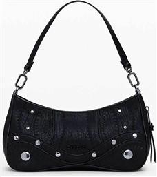 ΓΥΝΑΙΚΕΙΑ ΤΣΑΝΤΑ ΧΕΙΡΟΣ/CROSSBODY ΜΕ FAUX ΔΕΡΜΑ ΚΑΙ ΜΕΤΑΛΛΙΚΕΣ ΛΕΠΤΟΜΕΡΕΙΕΣ ''EMBRO'' - 25WAXPA9 ΜΑΥΡΟ DESIGUAL