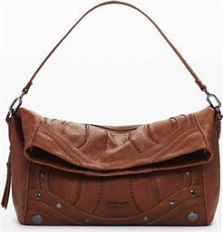 ΓΥΝΑΙΚΕΙΑ ΤΣΑΝΤΑ ΧΕΙΡΟΣ ΜΕ FAUX ΔΕΡΜΑ ΚΑΙ ΜΕΤΑΛΛΙΚΕΣ ΛΕΠΤΟΜΕΡΕΙΕΣ ''EMBRO'' - 25WAXPA8 ΚΑΜΗΛΟ DESIGUAL