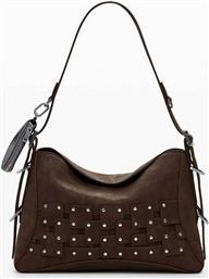 ΓΥΝΑΙΚΕΙΑ ΤΣΑΝΤΑ ΧΕΙΡΟΣ ΜΕ FAUX ΔΕΡΜΑ ΚΑΙ ΤΡΟΥΚΣ ''NEW PATCH'' - 25WAXPBP ΚΑΦΕ DESIGUAL