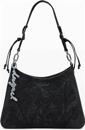 ΓΥΝΑΙΚΕΙΑ ΤΣΑΝΤΑ ΩΜΟΥ ΜΕ ΑΝΑΓΛΥΦΟ FLORAL PRINT ''ROMEO'' - 25WAXP40 ΜΑΥΡΟ DESIGUAL