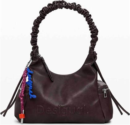 ΓΥΝΑΙΚΕΙΑ ΤΣΑΝΤΑ ΩΜΟΥ ΜΕ FAUX ΔΕΡΜΑ ΚΑΙ ΑΝΑΓΛΥΦΟ ΛΟΓΟΤΥΠΟ ''MONTVIL'' - 25WAXPAY ΚΑΦΕ DESIGUAL