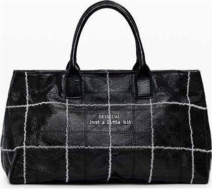 ΓΥΝΑΙΚΕΙΑ ΤΣΑΝΤΑ SHOPPER ΜΕ CONTRAST ΡΑΦΕΣ ''MAI TAI'' - 25WAXA51 ΜΑΥΡΟ DESIGUAL