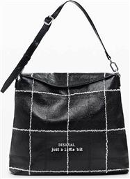 ΓΥΝΑΙΚΕΙΟ BACKPACK ΜΕ CONTRAST ΡΑΦΕΣ ΚΑΙ ΛΟΓΟΤΥΠΟ ''JERSEY'' - 25WAKA07 ΜΑΥΡΟ DESIGUAL