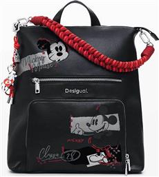 ΓΥΝΑΙΚΕΙΟ BACKPACK ΜΕ FAUX ΔΕΡΜΑ ΚΑΙ PRINT MICKEY MOUSE - 25WAKP01 ΜΑΥΡΟ DESIGUAL