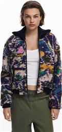 ΓΥΝΑΙΚΕΙΟ ΜΠΟΥΦΑΝ BOMBER ΜΕ ALL-OVER PRINT REGULAR FIT ''ALFA'' - 25WWEW66 ΠΟΛΥΧΡΩΜΟ DESIGUAL