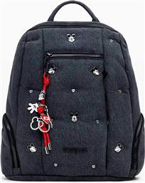 ΓΥΝΑΙΚΕΙΟ DENIM BACKPACK ΜΕ PRINT MICKEY MOUSE - 25WAKD04 ΜΑΥΡΟ DESIGUAL