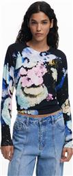 ΓΥΝΑΙΚΕΙO ΛΕΠΤΟ ΠΟΥΛΟΒΕΡ ΜΕ FLORAL PRINT REGULAR FIT ''NENUFAR LACROIX'' - 25WWJF46 ΠΟΛΥΧΡΩΜΟ DESIGUAL