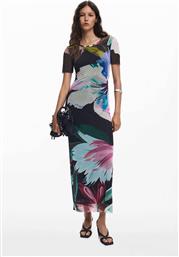ΓΥΝΑΙΚΕΙΟ MIDI ΦΟΡΕΜΑ ΜΕ FLORAL PRINT SLIM FIT ''BERNADETTE'' - 25WWVK19 ΠΟΛΥΧΡΩΜΟ DESIGUAL