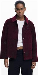 ΓΥΝΑΙΚΕΙΟ ΠΑΛΤΟ ΜΕ ΑΝΑΓΛΥΦΗ ΥΦΗ ''ENRI'' - 25WWEW50 ΜΠΟΡΝΤΟ DESIGUAL