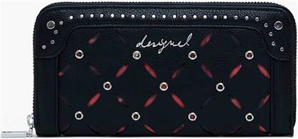ΓΥΝΑΙΚΕΙΟ ΠΟΡΤΟΦΟΛΙ ΜΕ ΤΡΟΥΚΣ ΚΑΙ ΔΙΑΤΡΗΤΟ ΣΧΕΔΙΟ ''YANKEE FIONA'' - 25WAYP33 ΜΑΥΡΟ DESIGUAL