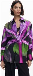 ΓΥΝΑΙΚΕΙO ΠΟΥΚΑΜΙΣΟ ΜΕ FLORAL PRINT ''ORQUIDEA'' BY CHRISTIAN LACROIX - 25WWCW20 ΜΑΥΡΟ DESIGUAL