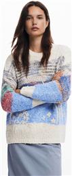 ΓΥΝΑΙΚΕΙΟ ΠΟΥΛΟΒΕΡ ΜΕ ALL-OVER PRINT LOOSE FIT - 24WWJF59 ΠΟΛΥΧΡΩΜΟ DESIGUAL