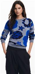 ΓΥΝΑΙΚΕΙΟ ΠΟΥΛΟΒΕΡ ΜΕ ALL-OVER PRINT REGULAR FIT - 24WWJF32 ΓΚΡΙ DESIGUAL