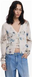 ΓΥΝΑΙΚΕΙΟ ΣΕΤ ΖΑΚΕΤΑ ΚΑΙ ΤΟΠ ΜΕ FLORAL PRINT (2 ΤΕΜΑΧΙΑ) - 25WWJF14 ΛΕΥΚΟ DESIGUAL