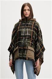 ΠΟΝΤΣΟ CHECKS KHAKI ALDAM ΧΡΩΜΑ: ΠΡΑΣΙΝΟ, 25WAIA12 DESIGUAL