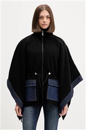 ΠΟΝΤΣΟ DENIM ALDAMA ΧΡΩΜΑ: ΜΑΥΡΟ, 25WAIA15 DESIGUAL