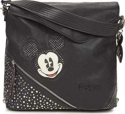 ΣΑΚΙΔΙΟ ΠΛΑΤΗΣ BACK MICKEY STUDSTYLE JERSEYMAX PU BLACK DESIGUAL από το SPARTOO