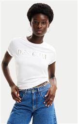 T-SHIRT DUBLIN 24SWTK58 ΛΕΥΚΟ RELAXED FIT DESIGUAL από το MODIVO