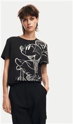 T-SHIRT MICKEY DRAWING 24WWTKA1 ΜΑΥΡΟ REGULAR FIT DESIGUAL