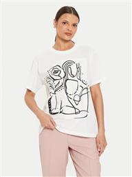 T-SHIRT TRISTAN 24SWTKB0 ΛΕΥΚΟ RELAXED FIT DESIGUAL από το MODIVO