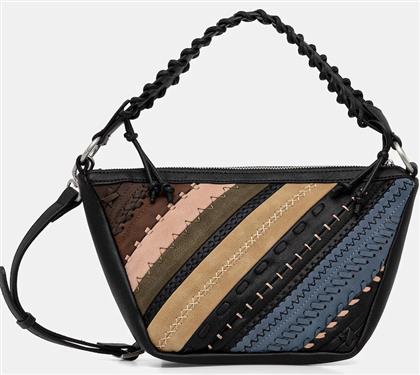 ΤΣΑΝΤΑ QUEBEC WHIPSTITCH PAT ΧΡΩΜΑ: ΜΑΥΡΟ, 25WAXP78 DESIGUAL
