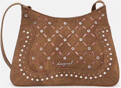 ΤΣΑΝΤΑ YANKEE MANAOS CAMEL ΧΡΩΜΑ: ΚΑΦΕ, 25WAXPB4 DESIGUAL