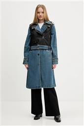ΤΖΙΝ ΠΑΛΤΟ DENIMBIK ΧΡΩΜΑ: ΜΠΛΕ, 25WWEW52 DESIGUAL