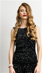 ΜΠΛΟΥΖΑ ΑΜΑΝΙΚΗ ΜΕ ΠΑΓΙΕΤΕΣ - ΜΑΥΡΟ DESIREE