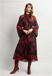 ΜΑΞΙ ΦΟΡΕΜΑ ΜΕ ΦΛΟΡΑΛ ΣΧΕΔΙΟ ΚΑΙ ΠΛΙΣΕ ΦΟΥΣΤΑ - ΜΠΟΡΝΤΟ DESIREE