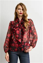 ΠΟΥΚΑΜΙΣΑ ΦΛΟΡΑΛ ΜΕ ΔΕΣΙΜΟ ΛΑΙΜΟΥ - ΚΟΚΚΙΝΟ DESIREE