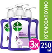 ΑΝΤΙΒΑΚΤΗΡΙΔΙΑΚΟ LIQUID SOAP ΜΕ ΑΝΤΛΙΑ ΧΑΛΑΡΩΤΙΚΟ 250 ML 3TMX DETTOL