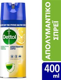 ΑΠΟΛΥΜΑΝΤΙΚΟ SPRAY LEMON BREEZE 400ML DETTOL