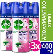 ΑΠΟΛΥΜΑΝΤΙΚΟ ΣΠΡΕΥ ORCHARD BLOSSOM 400 ML 3ΤΜΧ DETTOL από το e-SHOP