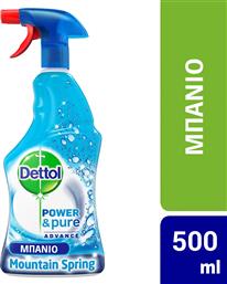 POWER & PURE SPRAY WITH FRESH MOUNTAIN SPRING 500ML DETTOL