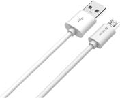 SMART CABLE FOR MICRO USB WHITE DEVIA από το e-SHOP