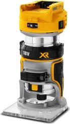 ΡΟΥΤΕΡ ΠΕΡΙΘΩΡΙΩΝ ΜΠΑΤΑΡΙΑΣ 18V SOLO BRUSHLESS 8MM 1/4 DCW600N DEWALT